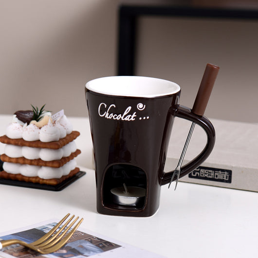 Set de Tazas Fondue Personal - Kit Derretidor de Chocolate, Queso y Postres - Image 10