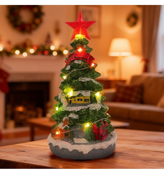 Caja de Música Árbol de Navidad Luminoso con Decoración Sonora - Image 11