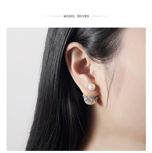 Aretes de Plata Esterlina con Perla Reversible - Image 16