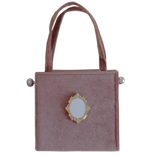 Bolso Messenger Cuadrado Retro Literario con Cadena para Mujer - Image 10