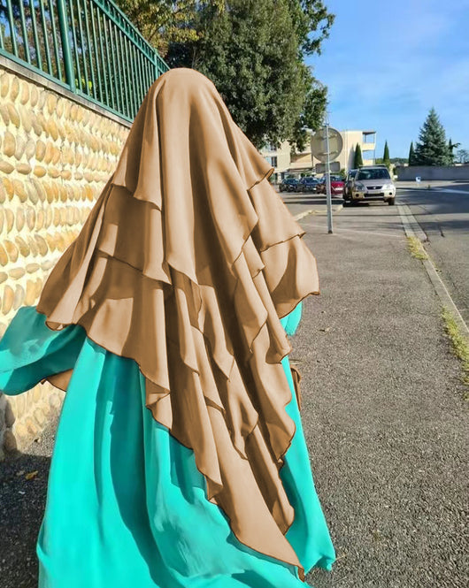 Turbante Protector Solar Multicapa para Mujer - Diseño Étnico Tradicional - Image 29