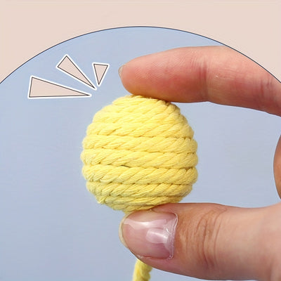 Pelota Interactiva para Gatos con Cuerda y Campana Incorporada - Image 3