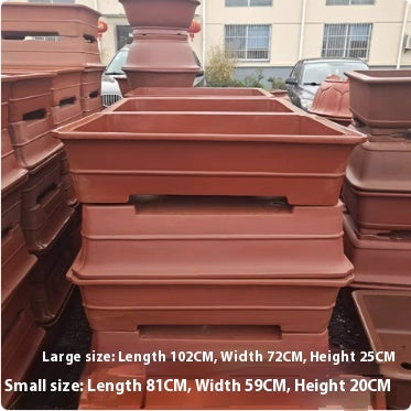 Maceta Rectangular de Cerámica Yixing Purple Sand - Image 18