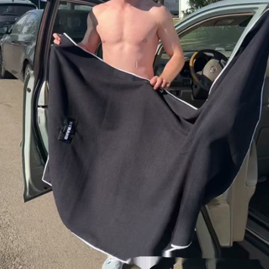 Toalla de Baño Magnética para Auto, Playa y Exterior
