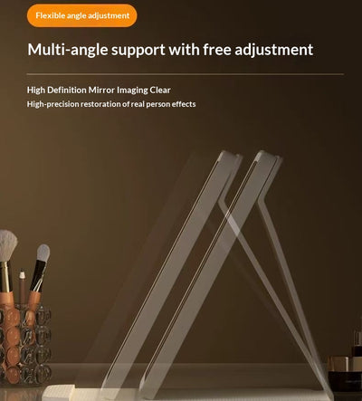 Espejo de Maquillaje LED Portátil Plegable con Luz Integrada - Image 11