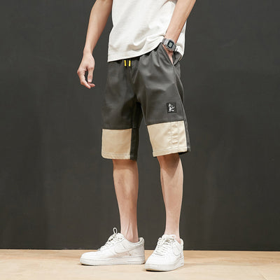 Pantalones Casuales de Algodón para Hombre Cinco Bolsillos Color Sólido - Image 10