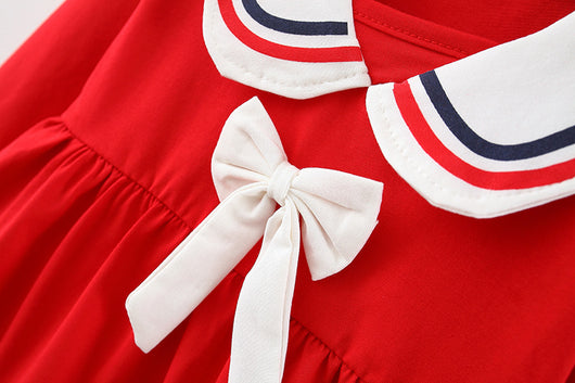 Blusa Infantil de Rayas con Cuello Peter Pan - Manga Larga Otoño - Image 16