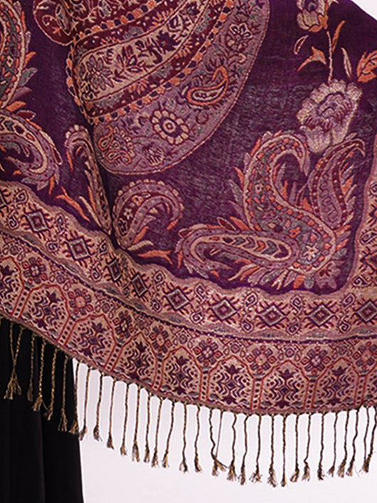 Poncho Bohemio Étnico Jacquard - Estilo Retro Nacional - Image 32