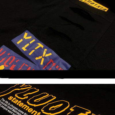 Playera Holgada Hip Hop Street Cuello Redondo para Hombre - Image 12