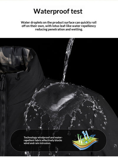 Chaqueta de Plumas para Hombre: Abrigo Grueso Impermeable y Térmico - Image 22