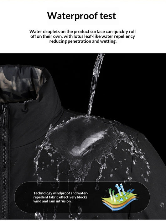Chaqueta de Plumas para Hombre: Abrigo Grueso Impermeable y Térmico - Image 22