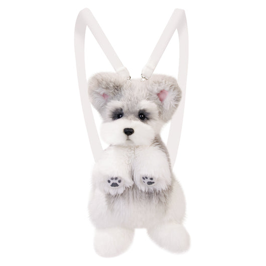 Mochila Peluche Schnauzer - Juguete de Simulación Realista - Image 3