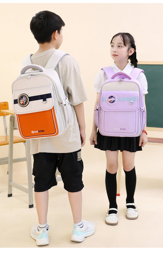 Mochila Escolar Niña Ergonómica Estilo Británico - Protección de Columna Vertebral - Image 10