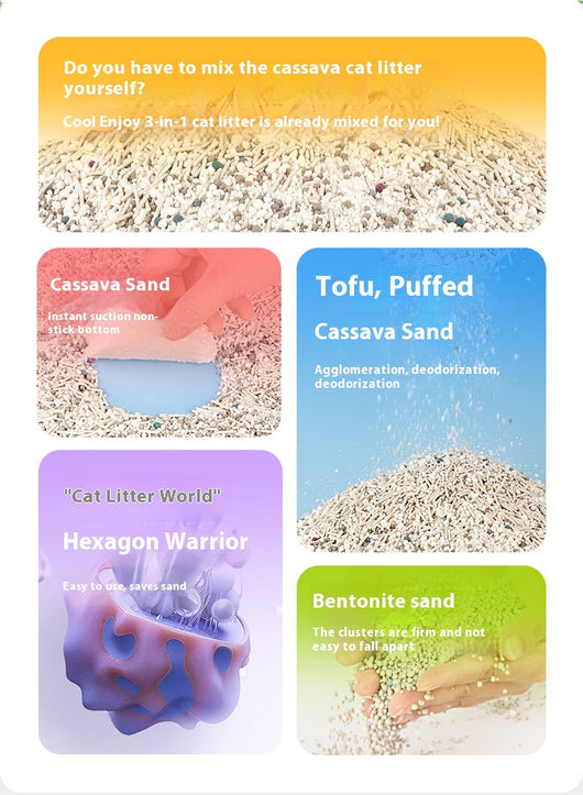 Arena Sanitaria de Tofu 10kg - Sin Polvo, Aroma Yuca Amarga, Control de Olor Máximo - Image 15