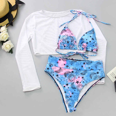 Bikini de Tres Piezas Cintura Alta Sexy - Image 16