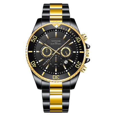 Reloj de Lujo Dorado para Hombre - Acero Inoxidable Resistente al Agua con Esfera Luminosa - Image 4