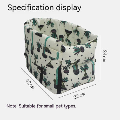 Asiento de Seguridad para Mascotas con Reposabrazos Central y Cama Impermeable - Image 21
