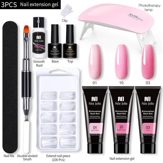 Set de Adhesivo Gel para Uñas Artísticas 15ml con Fotocurado - Image 12