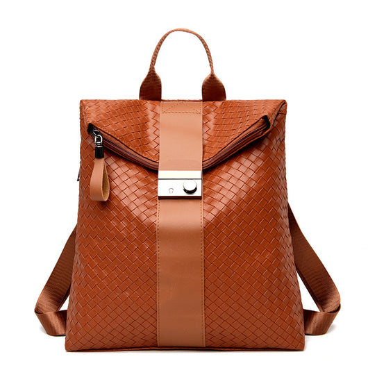 Mochila Minimalista de Cuero: Estilo Preppy Casual y Funcional - Image 7