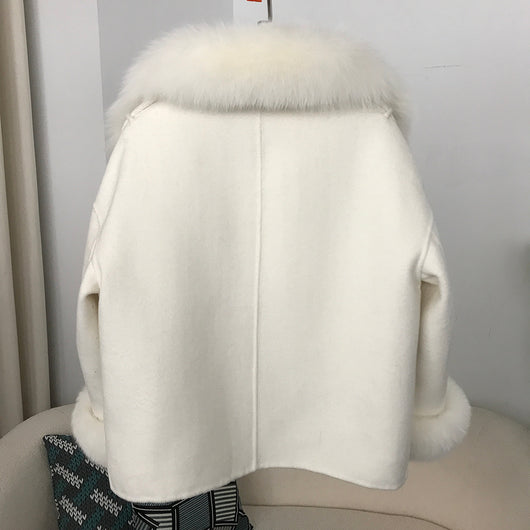 Abrigo de Lana Reversible Grueso para Otoño e Invierno - Image 35