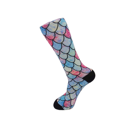 Calcetines Personalizados con Patrón de Escamas de Pez - Image 8