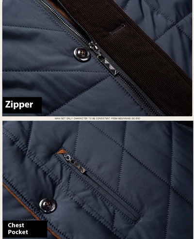 Abrigo Acolchado Térmico para Hombre Adulto - Chaqueta de Invierno con Algodón - Image 13
