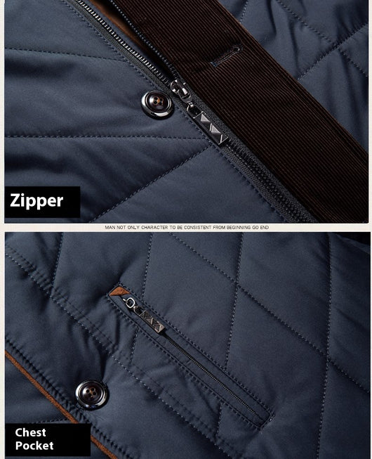Abrigo Acolchado Térmico para Hombre Adulto - Chaqueta de Invierno con Algodón - Image 13