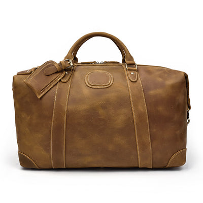 Bolsa de Viaje Grande en Cuero Crazy Horse - Capacidad Máxima - Image 26