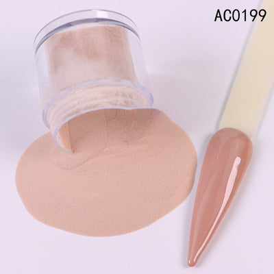 Polvo de Extensión de Uñas Acrílicas Tallado Infiltrante Tono Piel Nude Cristal - Image 34