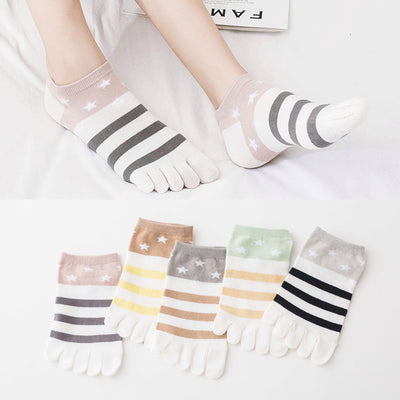 Calcetines de Algodón con Dedos Separados - Altura Media para Mujer - Image 8