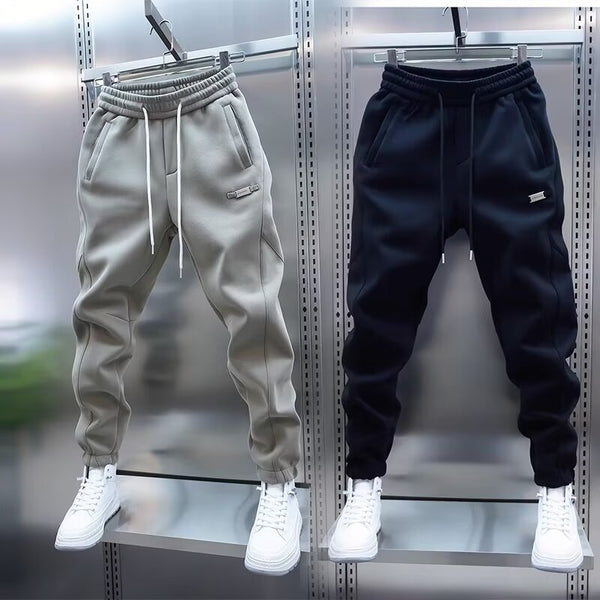 Pantalones Deportivos Casuales para Hombre - Diseño Moderno en Colores Sólidos