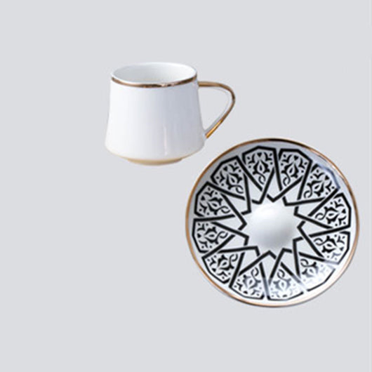 Juego de Taza y Plato de Cerámica Turca para Café - Image 22