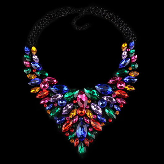 Cadena de Suéter de Diamantes Completos - Collar de Aleación con Cristales de Lujo - Image 13