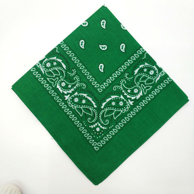 Pañuelo Cuadrado de Algodón con Estampado de Flor de Cajú 55cm - Image 5