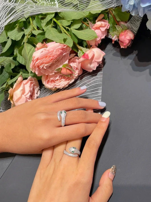 Anillo de Dedo Índice Diseño Temperamento Alta Elegancia - Image 6