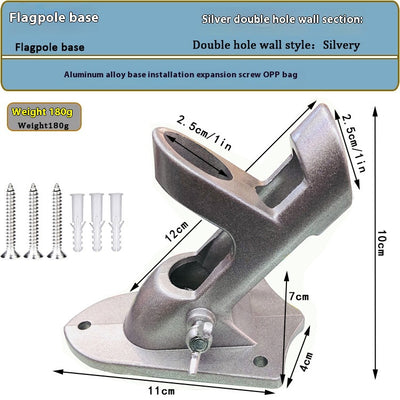 Base Ajustable 180° para Asta de Bandera en Aluminio - Image 12