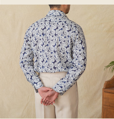Cardigan Estampado de Manga Larga para Hombre - Image 12