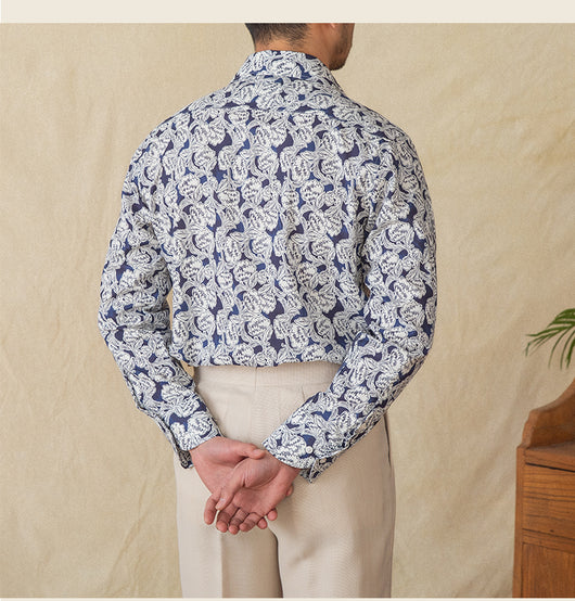 Cardigan Estampado de Manga Larga para Hombre - Image 12