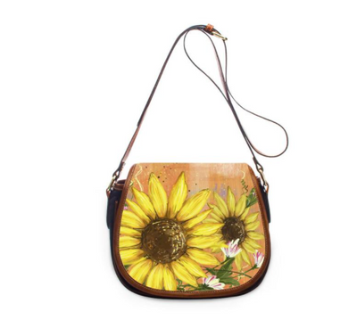 Bolso de Cuero para Mujer con Estampado de Girasoles - Image 24