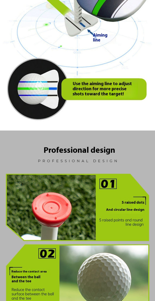 Marcador de Posición para Tee de Golf con Puntería Direccional - Image 10