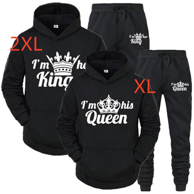 Conjunto Deportivo King Queen para Él y Ella - Sudadera y Pantalón - Image 7