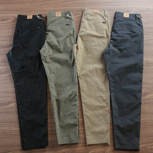 Pantalones Largos Slim Transpirables para Hombre - Comodidad Estival