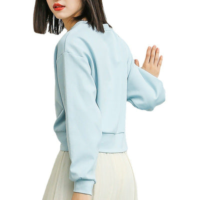 Camiseta Manga Larga Casual Versátil para Mujer - Image 7