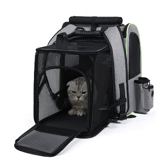 Mochila Transportadora para Gatos con Bolsa Extensible - Image 17