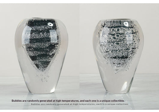Jarrón de Cristal Elegante con Flores de Burbujas - Decoración Premium para Espacios de Lujo - Image 16