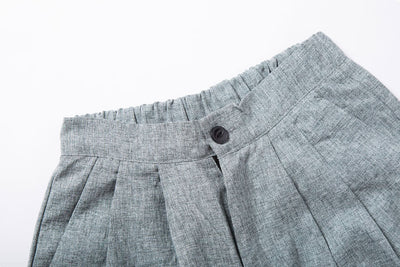 Pantalones Capri Casuales de Algodón y Lino - Image 9