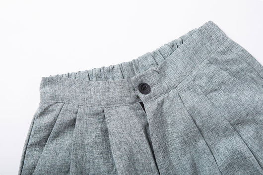 Pantalones Capri Casuales de Algodón y Lino - Image 9