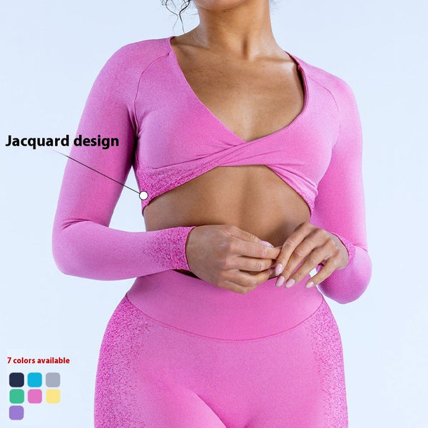 Playera Deportiva Yoga Manga Corta y Larga Ajustable
