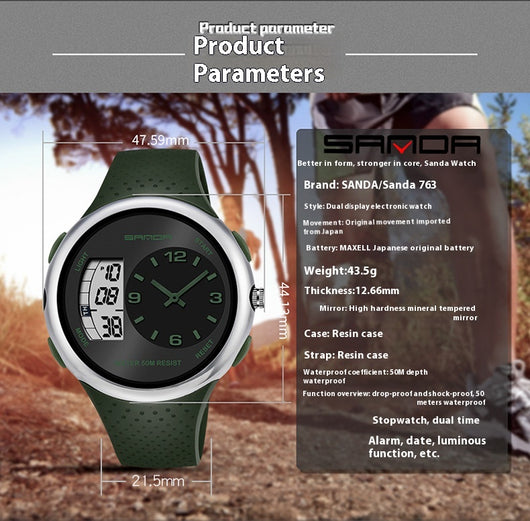 Reloj Deportivo Multifunción Impermeable con Luz Nocturna - Image 8