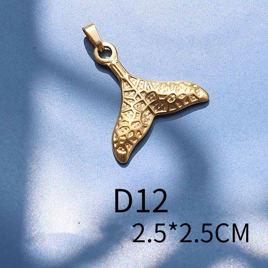 Dije Estrella de Mar Luna en Acero Titanio - Image 22